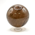 Natural Smoky Quartz Crystal Sphere Ball for Energy Healing, Meditation, Focus & Home Decorative Display - RBL348