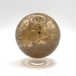 Natural Smoky Quartz Crystal Sphere Ball for Energy Healing, Meditation, Focus & Home Decorative Display - RBL348