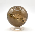 Natural Smoky Quartz Crystal Sphere Ball for Energy Healing, Meditation, Focus & Home Decorative Display - RBL348