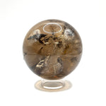 Natural Smoky Quartz Crystal Sphere Ball for Energy Healing, Meditation, Focus & Home Decorative Display - RBL348