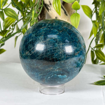 Blue Apatite Gemstone Sphere  - RBL349