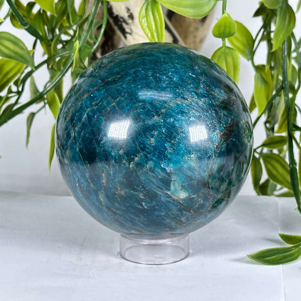 Blue Apatite Gemstone Sphere - RBL351