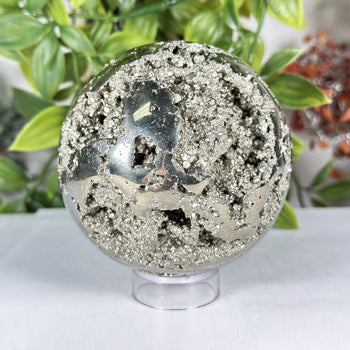 Polished Pyrite Sphere - Gem Avenue Wholesale