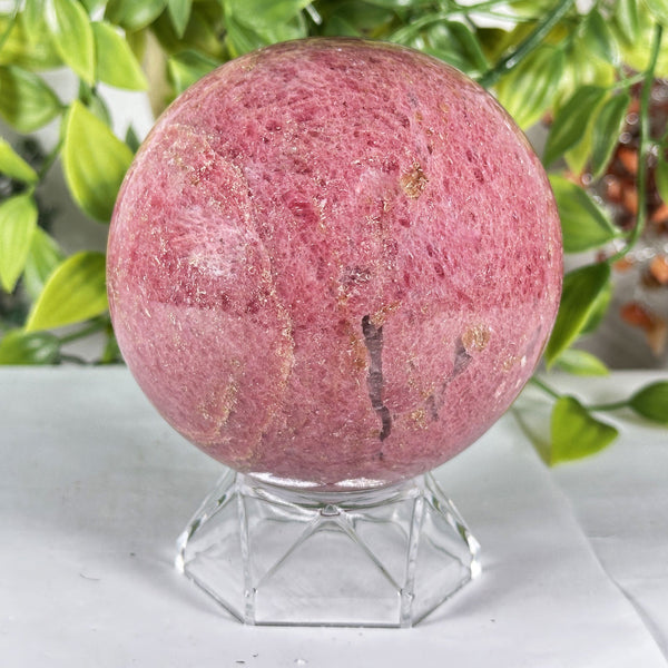 Polished Rhodonite Sphere - Gem Avenue Retail