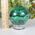 Malachite Gemstone Sphere - RBL368