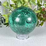 Malachite Gemstone Sphere - RBL369