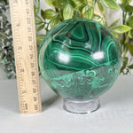 Malachite Gemstone Sphere - RBL369