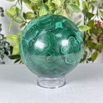Malachite Gemstone Sphere - RBL369