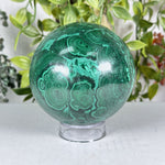 Malachite Gemstone Sphere - RBL369