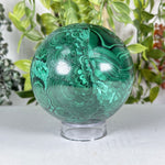 Malachite Gemstone Sphere - RBL369