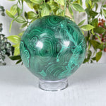 Malachite Gemstone Sphere - RBL369
