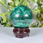 Malachite Gemstone Sphere - RBL370