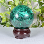 Malachite Gemstone Sphere - RBL370