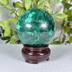 Malachite Gemstone Sphere - RBL370