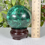 Malachite Gemstone Sphere - RBL370