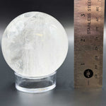 Natural Clear Quartz Crystal Sphere 2.5