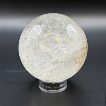 Natural Clear Quartz Crystal Sphere 2.5" - Gem Avenue Retail