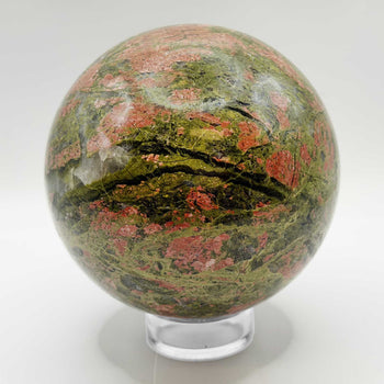 Unakite Crystal Sphere - Gem Avenue Retail