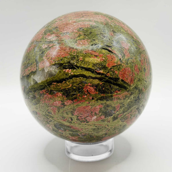 Unakite Crystal Sphere - Gem Avenue Retail