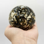 Quartz Sphere with Green Mica 2.5