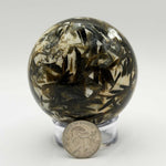 Quartz Sphere with Green Mica 2.5