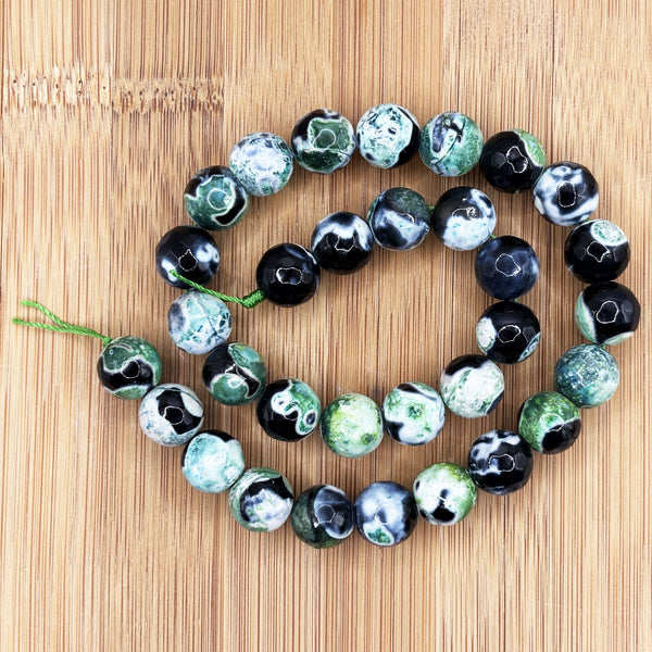 Green Agate Gemstone Beads Strand - Gem Avenue Retail