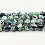 Green Agate Gemstone Beads Strand - RBS002