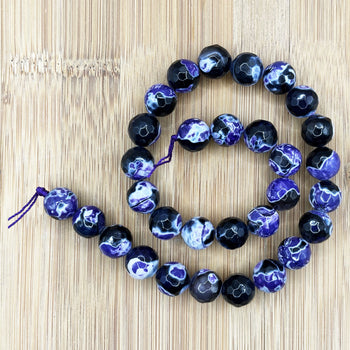 Purple Agate Gemstone Beads Strand - Gem Avenue Retail