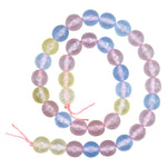 Multicolor Morganite Gemstone Bead Strand - RBS006