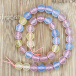 Multicolor Morganite Gemstone Bead Strand - RBS006