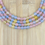 Multicolor Morganite Gemstone Bead Strand - RBS006