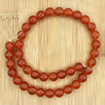 Carnelian Gemstone Bead Strand - RBS008