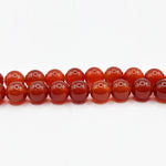 Carnelian Gemstone Bead Strand - RBS008