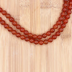 Carnelian Gemstone Bead Strand - RBS008