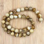 Picture Jasper Gemstone Bead Strand - RBS009