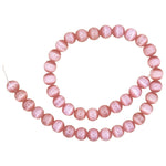 Pink Cat Eye Bead Strand - RBS012