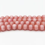 Pink Cat Eye Bead Strand - RBS012