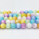 Multi Color Selenite Bead Strand - RBS013