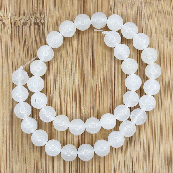 Clear Quartz Gemstone Bead Strand - RBS014