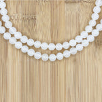 Clear Quartz Gemstone Bead Strand - RBS014