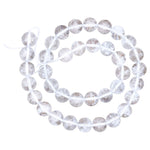 Natural Clear Quartz 10mm Round Bead Strand
