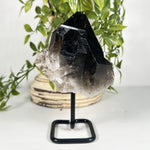 Smoky Quartz Crystal Cluster on Stand - RCR470