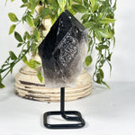 Smoky Quartz Crystal Cluster on Stand - RCR470