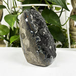 Natural Black Amethyst Crystal Geode Raw Cut Base Crystal Cluster for Healing, Meditation, Energy & Home Decor