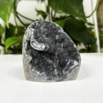 Natural Black Amethyst Cut Base Geode Unique Raw Crystal Cluster for Healing, Meditation, Energy Work & Home Dcor