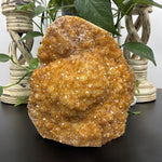 Natural Heat Treated Citrine Geode Crystal Cluster for Wealth, Energy Cleansing, Positive Vibes & Home Decor Display – RGD809