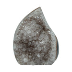 4 Inch Natural Quartz Cut Base Geode Crystal Cluster Healing Stone for Meditation, Energy Work, Home Decor & Collector Display - RGD815