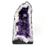 Amethyst with Calcite Gemstone Geode - RGD828