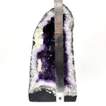 Amethyst with Calcite Gemstone Geode - RGD828