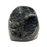 Black Galaxy Amethyst Gemstone Geode - RGD831